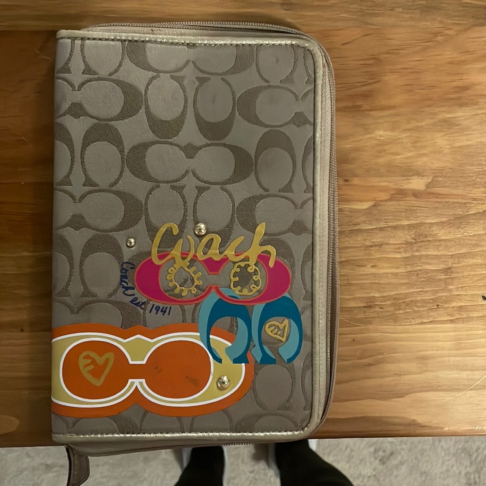 Coach iPad or Kindle cover case